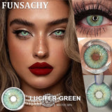 1 Pair Fashion Color Contact Lenses for Eyes Blue Natural Lenses Green Beauty Pupils Softlens Yearly Cosmetic Women Men