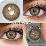 Natural Soft Gray Lenses 1Pair Colored Contact Lenses Brown Eyes Lens Fashion Blue Eye Contact Yearly Makeup Green Lens