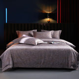 Popxstar  Premium 1000TC Egyptian Cotton Luxury Bedding Set Boho Style Digital Printing Duvet Cover Flat/Fitted Bed Sheet Pillowcases 4Pcs