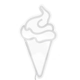 Popxstar  USB Powered LED Neon Sign Art Decorative Lighting Wall Lamp Ice Shaped Night Light  For Home Party Xmas Neon Lights Sign Lamp