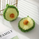 Popxstar  Avocado Shaped Kitchen Cleaning Sponge for Kitchen Dishwashing Cloth Soft Absorbent Household Cleaning Tools Easy Kitchen Tools