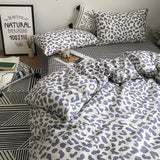 Popxstar Ins Pink Flowers Bedding Set Flat Bed Sheet Duvet Cover Twin Full Queen Nordic Bed Linen Boy Girl Bedding Sets Flower Cherry