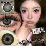 1 Pair Gray Color Contact Lenses Beautiful Pupils for Eyes Korea Fashion Brown Lenses Natural Softlens 0.00 Degree Lens