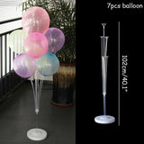 Popxstar 1Set Table Float Balloon Stand Holder PE Balloons Column Happy Birthday Party Decoration Wedding baby shower balloon Accessories