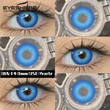 Halloween Colored Contact Lenses 2Pcs Cosplay Anime Cyber Makeup Blue Pink Color Contacts Red Eye Lens Fast Delivery