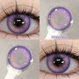 Popxstar 2PCS Silver Knight Contact Lenses for Eyes Rainbow Colored Eye Lenses Beauty Pupils Gradient Contact Lenses Optical Lens