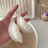 Dumpling-Shaped Squishy Toy Slow Rebound Stress Reliever Student Gift/Keychain Bag Pendant Dumplings Simulation Stress Relief