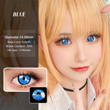 Popxstar Cosplay Anime Color Contact Lenses for Oshi No Ko Ai Ai Hoshino Rubi Ruby Akuamarin Kana Purple Lenses Red Lenses Pink Len