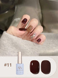 12ML Maillard Tortoise Shell Gelly Amber Gel Nail Polish Brown Nails Black Nails New Year Nails Nail Supplies