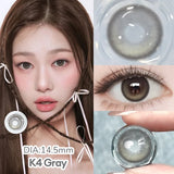 Color Contact Lens 1 Pair Korean Lenses Natual look Color Contact Lenses for Eyes Cosplay Lenses Big Eye Make-up Pink Lens