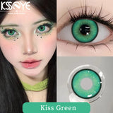 Popxstar  1 Pair New Kio Style Color Contact Lenses with Diopter Myopia Eyes Cosplay Contacts Lens  Halloween Contact Lenses Makeup