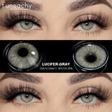 Popxstar  1 pair Colored Lens Natural Korean Contact Lenses Grey Eyes Pupils Cosmetics Fashion Soft Contacts Lens Makeup Lenses