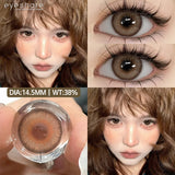 High Quality Gray Brown Beauty Lenses 1Pair NEW Colored Contact Lenses for Eyes Blue Beautiful Pupils Green Eye Contact