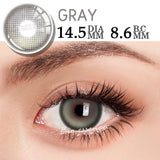 Popxstar  1 Pair Colorcon Colored Contact Lenses Myopia Lenses Dark Lenses Black Eye Lenses Fog Pearl Lens High Quality