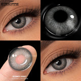 Color Contact Eye Color Lenses Makeup Natural Brown Lens Cosmetics Gray Eyes Lenses Woman Makeup Softlenses