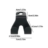 Popxstar  Car Seat Headrest Hook Auto Rear Seat Organizer Hanger Storage Holder For Handbag Purse Bags Clothes Coats