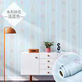 Popxstar Wallpaper Self-adhesive Moisture-proof Pastoral Flower Living Room Bedroom Waterproof Erasable Wall Sticker Home Decoration