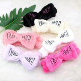 Popxstar Fashion Bowknot Headband For Women Accessories Multifunction Head For Skincare Face Washing Makeup Removal Shower Hair