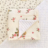 Popxstar 100*100cm Newborn Blanket Warm And Comfortable Pure Cotton Blanket Provides Soft Comfort For Newborn Babies