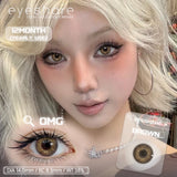 1 Pair Color Contact Lenses for Eyes Color Eye Lens Brown Eye Lenses  Gray Pupils Lens Yearly Black Contacts
