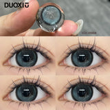 Popxstar  1Pair Color Contact Lens Pupils Nature High Quality Myopic Blue Black Eyes - 0.00 to- 8.00 Diopter Lenses Fast Shipping