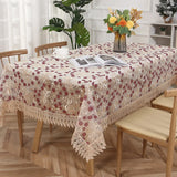 Best-selling Lace Tablecloth Net-like Embroidery Tablecloth Floral Rural Style Decoration TV Cabinet Coffee Table Dining Table