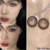 Popxstar Contact Lenses for Eyes with Degree 1 Pair Big Eye Lenses Brown Lenses Fog Pearl Lens Korean Lenses Natural Lenses