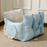 Cat Car Seat Ice Silk House Car Bed Transport Pet Car Seat Cover Auto Safety Seat for Cats Small Dogs Carrier Bag
