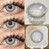 1pair Green and Red Anime Cosplay Colored Contact Lenses for Cosplayers: Daily, Party, and Eye Beauty Makeup Contacts