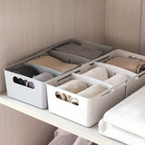 Popxstar  Scalable drawer space desktop receive a box of multi-functional household wardrobe receive free partition content box