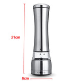 Popxstar  Stainless Steel Pepper Grinder Manual Mill for Salt Pepper Spice Mills Adjustable Handheld Grinders for Kitchen Cooking Tools