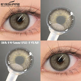 1pair Colored Contact Lenses Blue Eyes Lenses Gray Beautiful Pupils Natural Brown Eye Contact Green Makeup Lens Yearly