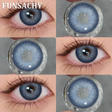 2pcs IKEREL Series Color Contact Lenses for Eyes Fashion Beautiful Lenses Eye Makeup Brown Color Lens Gray Pupil Yearly