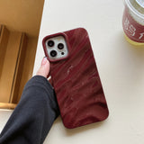 Popxstar Luxury 3D Wave Pattern Phone Case For iPhone 14 Pro Max Case For iPhone 11 13 12 15 Pro Max XS X XR 7 8 Plus SE Shockproof Cover