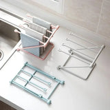Popxstar  1pc Foldable Towels Hanger Cleaning Rag Rack Organizer Dish Washing Holder Bathroom Towel Holder Kitchen Accessories