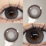 2pcs Korea Nature Fashion Colored Contact Lenses with Myopia Diopter Eyes Blue Eye Lenses Beauty Pupil New Fast Shipp