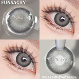 Popxstar  New Colorful Contact Lenses for Eyes 1 Pair Natural Fashion Contact Lenses Blue Gray Eyes Lens Yearly Cosmetics Pupils
