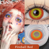 Popxstar  1 Pair Hot sales Color Contact Lenses with Diopter Myopia Eyes Cosplay Contacts Lens  Halloween Contact Lenses Makeup