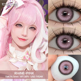 New Halloween Colored Contact Lenses Cosplay Pink EyesLense Anime Blue Purple Eyes Contact Green Eye Lens Fast Delivery