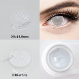 Popxstar 1 Pair/2pcs Lenses Cosplay Anime Contact Lenses for Eyes Vision Correction Comestic Myopia Prescription Contact Lenses