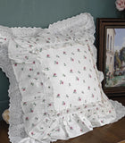 1 Piece Decorative Pillowcases Ruffle Design Pillow Cover Rustic Lace Pillowcase Bed Princess Throw Pillow Case