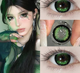 Popxstar 1 Pair New Product Korea Myopia Contacts Lenses  Fashion Purple Soft Color Contacts Fast Shiping