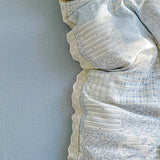 Popxstar  Ins Princess Bedding Set Floral Duvet Cover Set Flat Sheets Set Single Twin Double Size Bed Linen Set Back To School Season