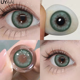 Color Contact Lenses for Eyes Beauty Blue Eye Color Makeup Green Lenses Korean Fashion Natual Brown Big Eye Lenses