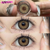 Color Contact Lenses with Container Tweezers Green Color Eye Lenses Blue y2k Colorcon High Quality Brown Natural Lenses