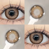 Popxstar 1 Pair Korean Lenses Mermaid Green Colored Contact Lenses with Degree Myopia Lenses Green Lenses High Quality Lenses