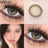 Colored Contact Lenses  Women Beauty Colored Pupils Green Natural Look Lenses Brown Contact Lenses Blue Contact Lenses