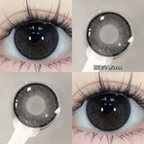 Popxstar  1 Pair(2pcs) Brown Beauty Colored Contact Lenses for Eyes Purple Halloween Lens Big Eye Lens Natural Look Gray Blue Lens