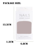 Popxstar  Manicure Press on Nails White Flowers Fake Nials False Nails Ballerina French Long