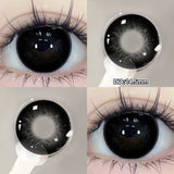 Popxstar  1 Pair(2pcs) Brown Beauty Colored Contact Lenses for Eyes Purple Halloween Lens Big Eye Lens Natural Look Gray Blue Lens